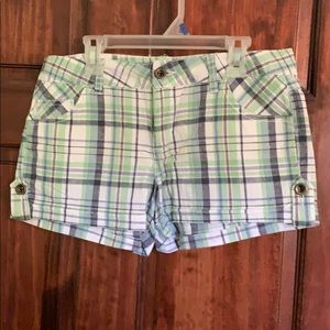 Mudd plaid shorts - size 5